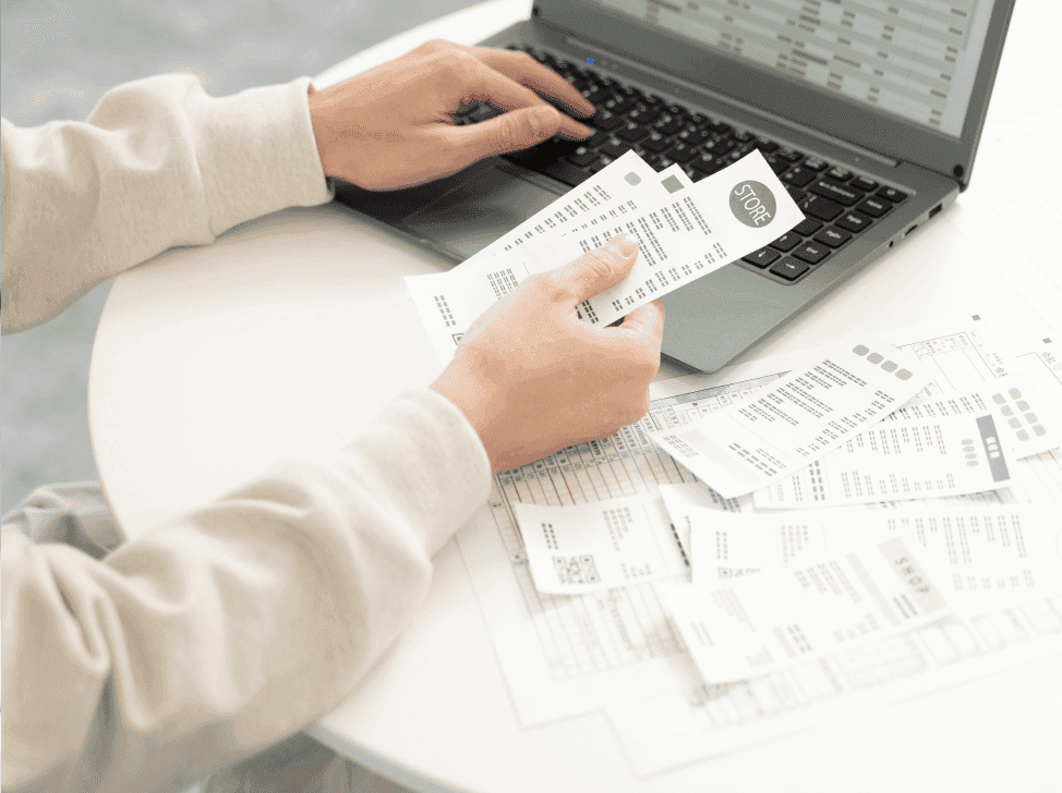 Zadávání účtenek do počítače