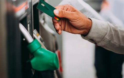 placení kartou Fidoo na čerpací stanici